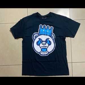 men’s navy blue BAWS t-shirt